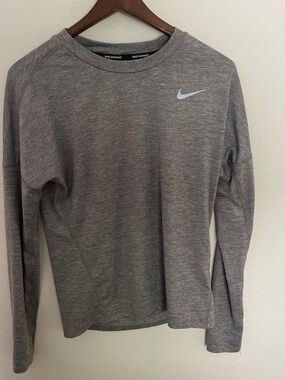 Nike Heather Gray Dri-FIT Running Tee